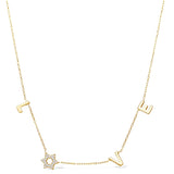 LOVE Star of David Necklace