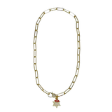 Giovanni Star of David Charm Necklace