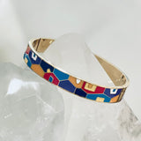 Colorful Enamel Bangle Bracelets