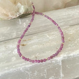 Pale Pink Ruby Necklace