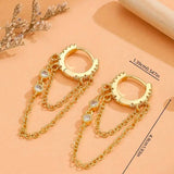 Sparkle and Chain Earrings