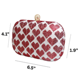 L♥️VE Crystal Clutch Handbag