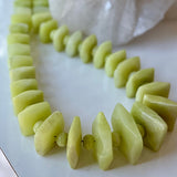 Green Opal Vintage Chunky Necklace