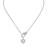 Clasp Star of David Necklace