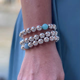 Bold Sterling Statement with Amazonite