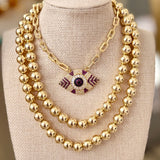 10mm Bold Gold Necklace