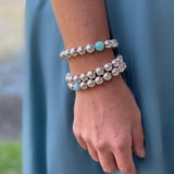 Bold Sterling Statement with Amazonite