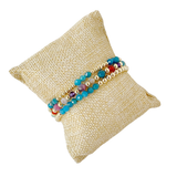Faceted Fun Stack | Three-Piece Gemstone Bracelet Stack