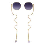 Violet Femmes | Polarized Crystal Chain Sunglasses