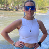 Bold Sterling Statement with Amazonite