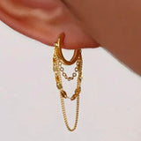Gold Chain Earrings