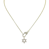 Clasp Star of David Necklace