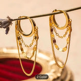 Gold Chain Earrings