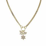 Hebrew Chai Charm Necklace