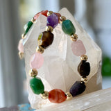 Bold and Beautiful Mixed Gemstone Necklace