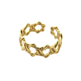 Adjustable Star of David Ring