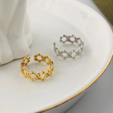 Adjustable Star of David Ring