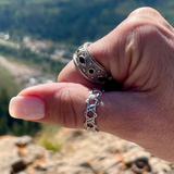 Adjustable Star of David Ring