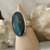 Large Labradorite Ring
