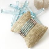 Aquamarine Sterling Stack