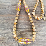 Jasper necklace with Nepalese accents beads