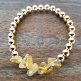 Citrine Nuggets/Gold