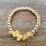 Citrine Nuggets/Gold