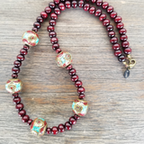 Sandalwood with Nepalese beads