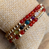 Faceted Fun Carnelian Stack