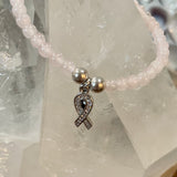 Rose Quartz Awareness Charm