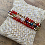 Faceted Fun Carnelian Stack