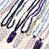 Amazonite Quartz Mala