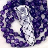 Amethyst Quartz Mala