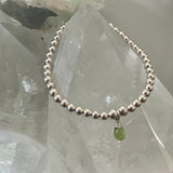 Peridot Briolette Drop