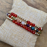 Faceted Fun Carnelian Stack