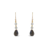 Labradorite and Moonstone Earrings