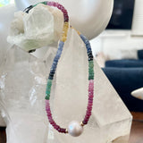 Sapphire π Necklace