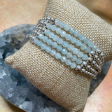 Aquamarine Sterling Stack