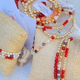 Faceted Fun Carnelian Stack