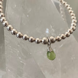 Peridot Briolette Drop