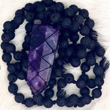 Lava Amethyst Point
