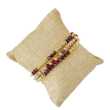 Faceted Fun Stack | Three-Piece Gemstone Bracelet Stack