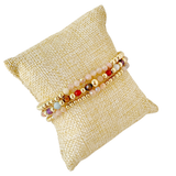 Faceted Fun Stack | Three-Piece Gemstone Bracelet Stack