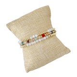 Faceted Fun Stack | Three-Piece Gemstone Bracelet Stack