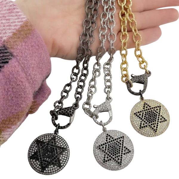 Talia Star of David
Clasp Necklace
