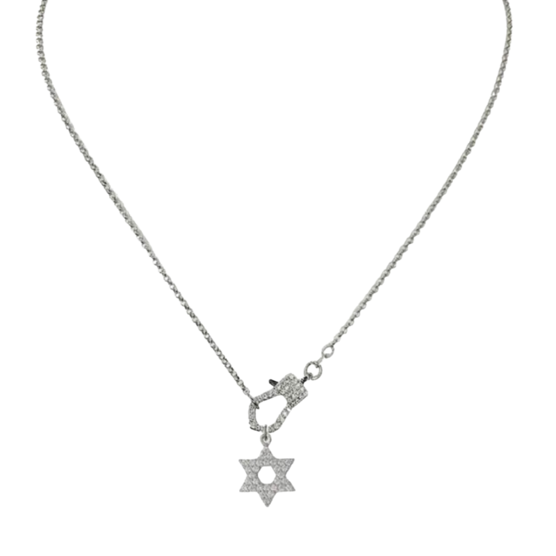 Clasp Star of David Necklace