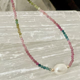 Tourmaline Pearl Necklace