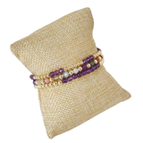 Faceted Fun Stack | Three-Piece Gemstone Bracelet Stack