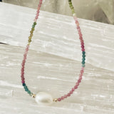 Tourmaline Pearl Necklace