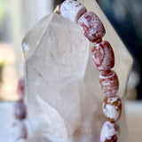 Firecracker Agate and Carnelian Necklace